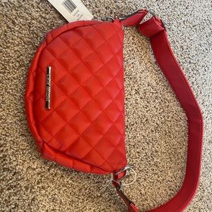Steve Madden red purse Fanny pack bum bag crossbody bag NWT